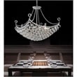 CWI Lighting Jasmine 8 Light Down Transitional Metal Chandelier in Chrome