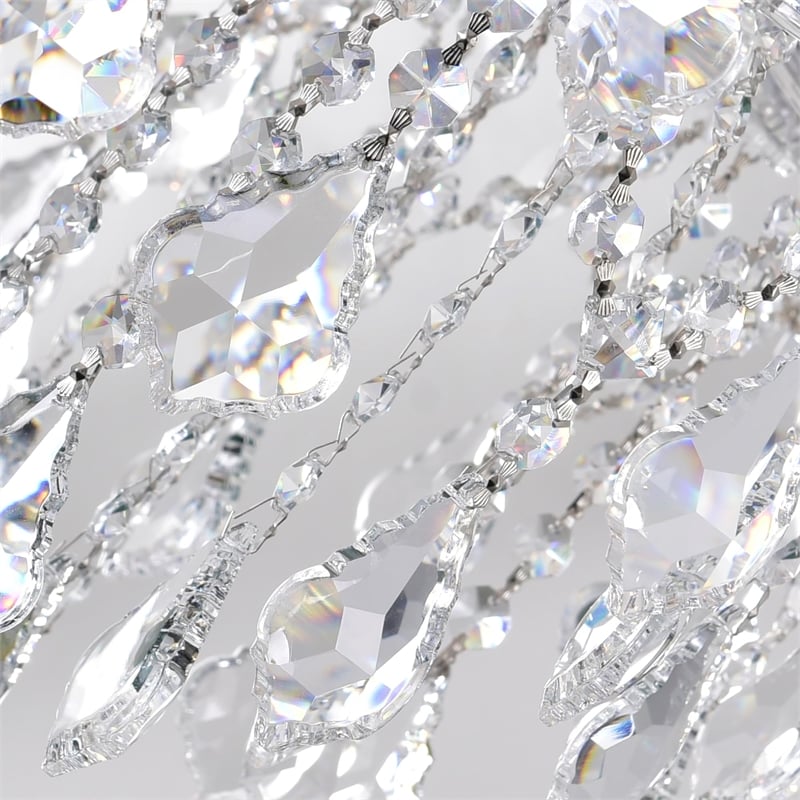 CWI Lighting Maria Theresa 19 Light Up Traditional Metal Chandelier in Chrome