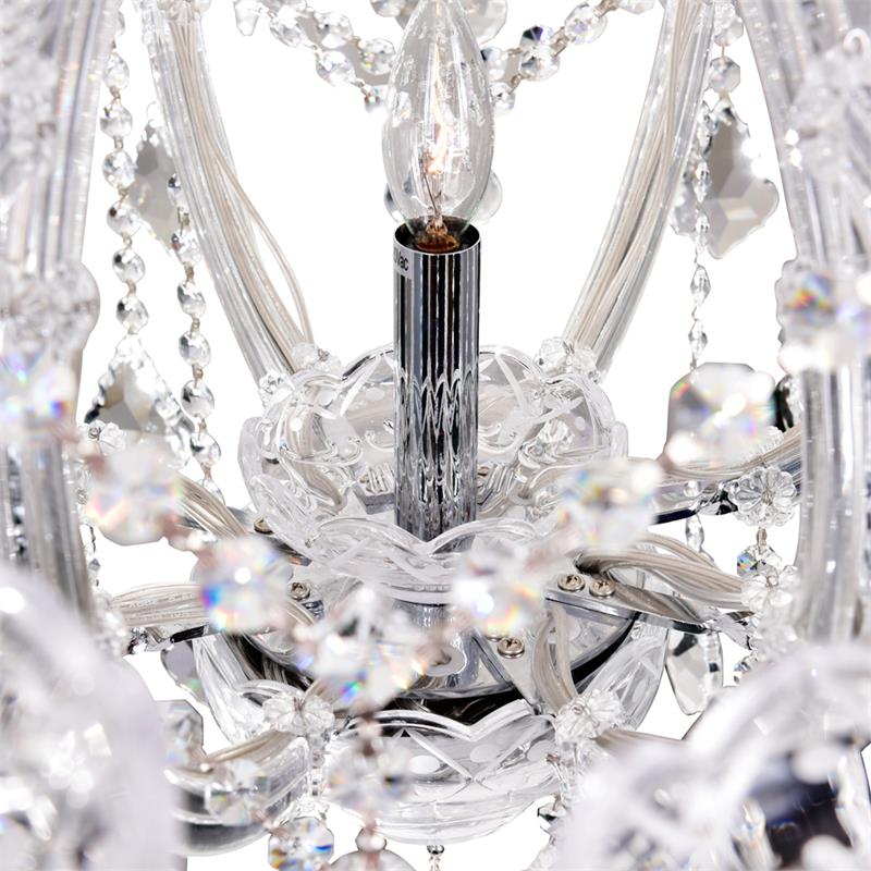 CWI Lighting Maria Theresa 33 Light Up Traditional Metal Chandelier in Chrome