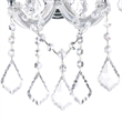 CWI Lighting Maria Theresa 2 Light Traditional Metal Wall Sconce in Chrome