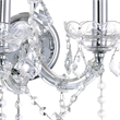 CWI Lighting Maria Theresa 2 Light Traditional Metal Wall Sconce in Chrome