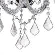 CWI Lighting Maria Theresa 3 Light Traditional Metal Wall Sconce in Chrome