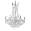 CWI Lighting Amanda 11 Light Down Transitional Metal Chandelier in Chrome