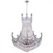 CWI Lighting Amanda 15 Light Down Transitional Metal Chandelier in Chrome