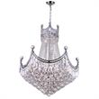 CWI Lighting Amanda 15 Light Down Transitional Metal Chandelier in Chrome