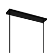 CWI Lighting Alyson 5 Light Down Farmhouse Metal Chandelier in Black