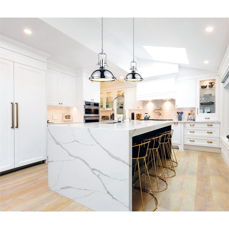 CWI Lighting Show 1 Light Down Contemporary Metal Pendant in Chrome