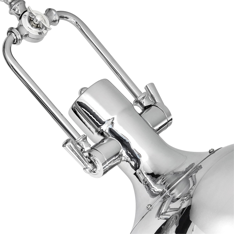 CWI Lighting Show 1 Light Down Contemporary Metal Pendant in Chrome