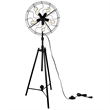 CWI Lighting Pamela 5 Light Farmhouse Metal Floor Lamp in Black