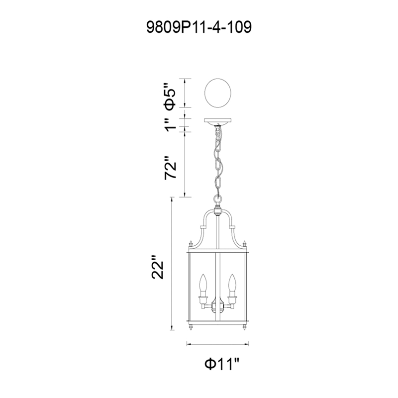 CWI Lighting Desire 4 Light Drum Shade Metal Mini Pendant in Bronze