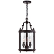 CWI Lighting Desire 3 Light Drum Shade Metal Mini Pendant in Bronze