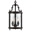 CWI Lighting Desire 3 Light Drum Shade Metal Mini Pendant in Bronze
