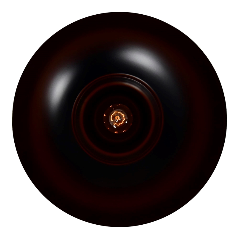 CWI Lighting Vogel 1 Light Down Farmhouse Metal Mini Pendant in Antique Copper