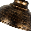 CWI Lighting Vogel 1 Light Down Farmhouse Metal Pendant in Antique Copper