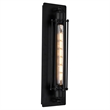CWI Lighting Kiera 1 Light Farmhouse Metal Wall Sconce in Black
