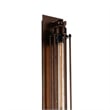 CWI Lighting Kiera 1 Light Farmhouse Metal Wall Sconce in Chocolate