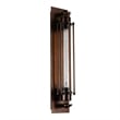 CWI Lighting Kiera 1 Light Farmhouse Metal Wall Sconce in Chocolate