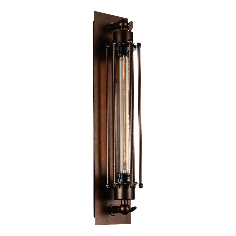 CWI Lighting Kiera 1 Light Farmhouse Metal Wall Sconce in Chocolate