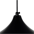 CWI Lighting Dynamic 1 Light Down Contemporary Metal Mini Pendant in Black