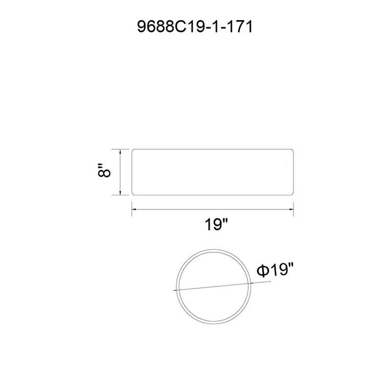 CWI Lighting Campton 3 Light Drum Shade Contemporary Metal Flush Mount in Black