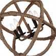 CWI Lighting Padma 25 Light Up Farmhouse Metal Chandelier in Black