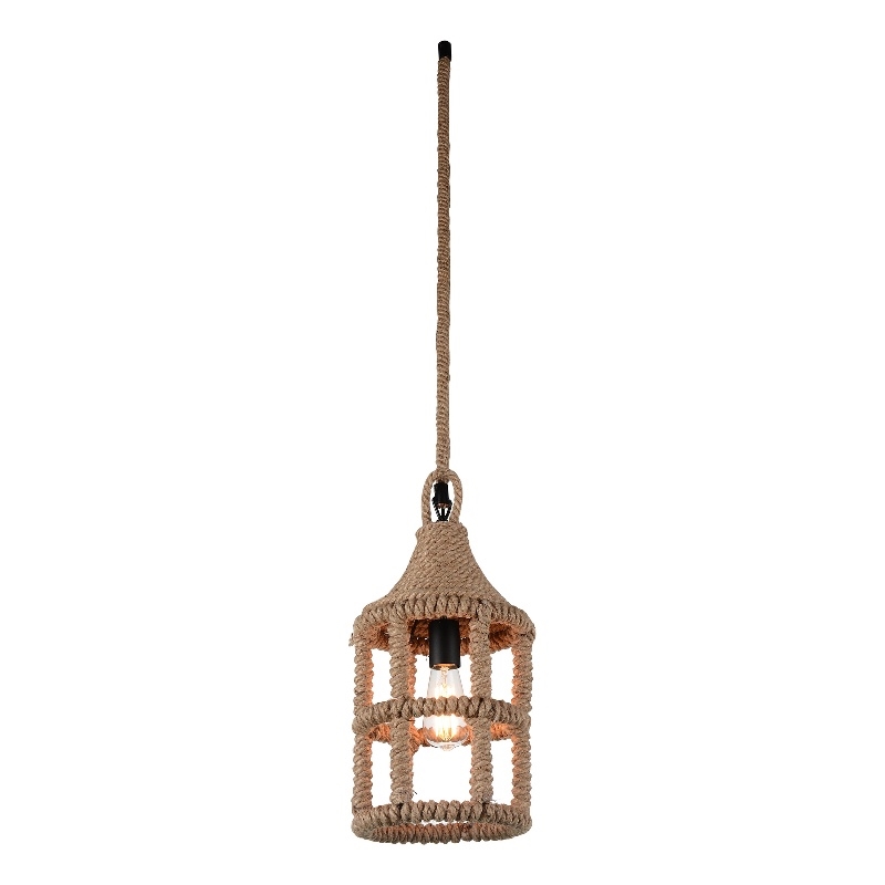 CWI Lighting Padma 1 Light Down Farmhouse Metal Mini Pendant in Black
