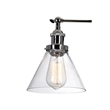 CWI Lighting Eustis 2 Light Metal Wall Sconce in Polished Nickel