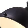 CWI Lighting Strum 1 Light Down Farmhouse Metal Pendant in Black