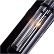 CWI Lighting Sierra 1 Light Contemporary Metal Wall Sconce in Black