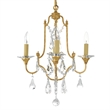 CWI Lighting Electra 4 Light Up Metal Chandelier in Oxidized Bronze