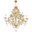 CWI Lighting Electra 12 Light Up Metal Chandelier in Oxidized Bronze