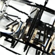 CWI Lighting Jacquet 12 Light Farmhouse Metal Chandelier in Black