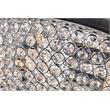 CWI Lighting Globe 6 Light Metal Bowl Indoor Flush Mount in Chrome