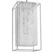 CWI Lighting Cube 11 Light Contemporary Metal Chandelier in Chrome