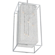 CWI Lighting Cube 11 Light Contemporary Metal Chandelier in Chrome