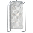 CWI Lighting Cube 11 Light Contemporary Metal Chandelier in Chrome