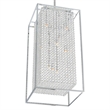 CWI Lighting Cube 11 Light Contemporary Metal Chandelier in Chrome
