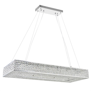 CWI Lighting Dannie 16 Light Contemporary Metal Chandelier in Chrome