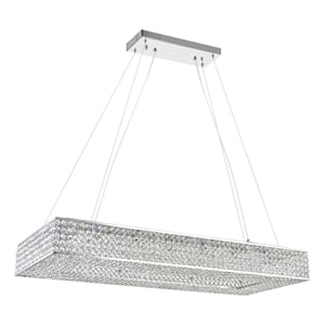 CWI Lighting Dannie 16 Light Contemporary Metal Chandelier in Chrome