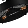 CWI Lighting Tigris 3 Light Drum Shade Metal Flush Mount in Black