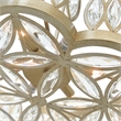 CWI Lighting 6 Light Metal Chandelier in Champagne Gold