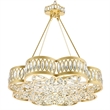 CWI Lighting 8 Light Metal Chandelier in Champagne Gold