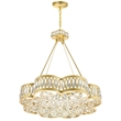 CWI Lighting 8 Light Metal Chandelier in Champagne Gold