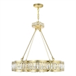 CWI Lighting 8 Light Metal Chandelier in Champagne Gold