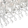 CWI Lighting Aleka 24 Light Traditional Metal Candle Chandelier in Chrome