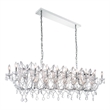 CWI Lighting Aleka 24 Light Traditional Metal Candle Chandelier in Chrome