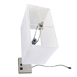 CWI Lighting Torren 1 Light Contemporary Metal Table Lamp in Satin Nickel