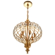 CWI Lighting Altair 6 Light Traditional Metal Chandelier in Antique Bronze