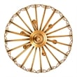 CWI Lighting Altair 6 Light Traditional Metal Chandelier in Antique Bronze