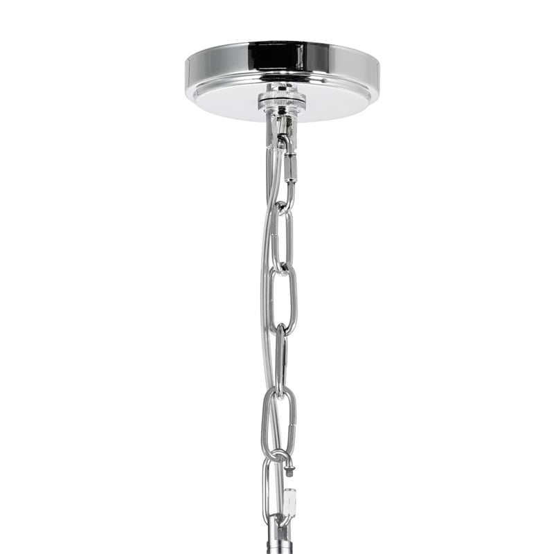 CWI Lighting Arkansas 4 Light Traditional Metal Chandelier in Chrome